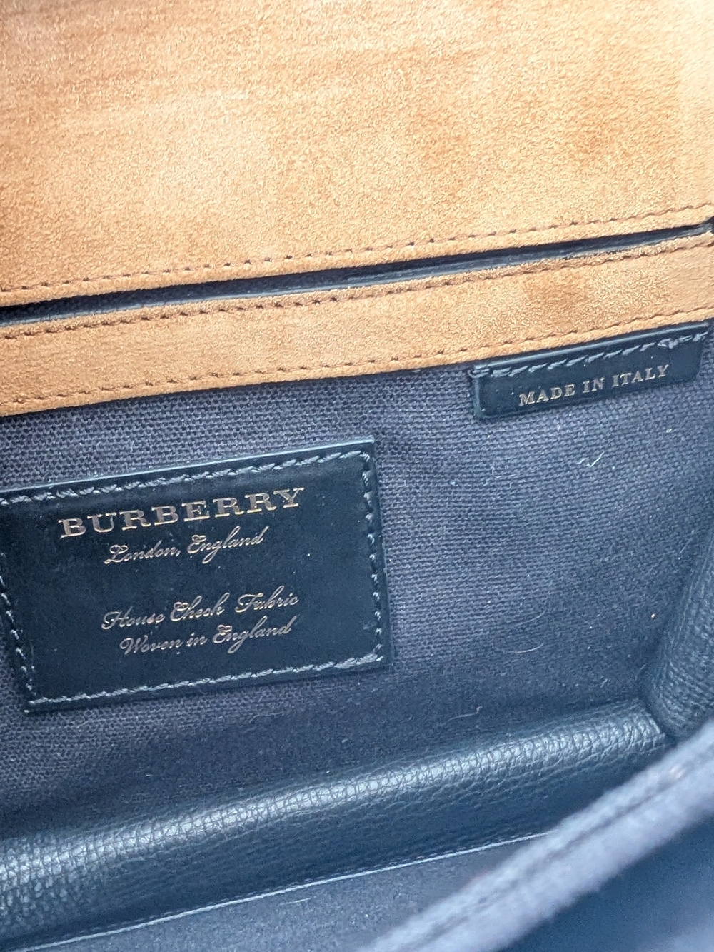 Burberry Black House Check Macken Small Shoulder Bag - Picture 5 of 9